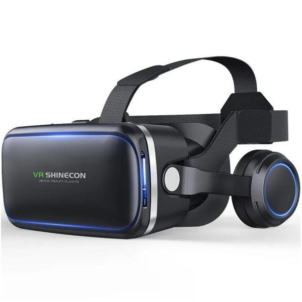 Occhiali VR Realtà virtuale 3D G04E Console di gioco Cuffie Cellulare Film stereo Casco digitale Supporto Sistema Android Ios Drop Deliv Otisz