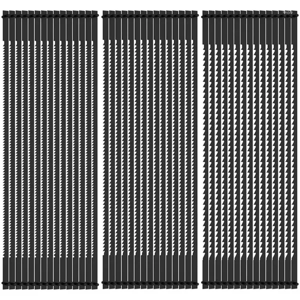 Zoll-Dekupiersägeblätter, 45 Stück, Pin-End-Ersatz, Hartstahl-Bewältigungsklinge für Holz, Metall, Kunststoff, langlebig