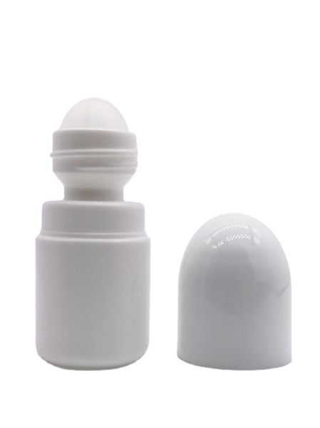 Rolo de plástico 30ml em garrafas brancas garrafa de rolo vazio 30cc Rolon Ball Bottle Desodorante Perfume Loção Light Container DH95445767877