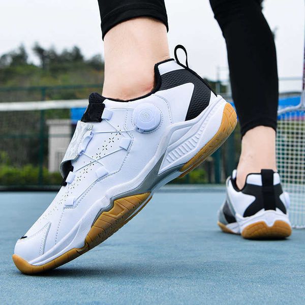 Não marca melhor preço respirável tênis confortáveis antiderrapante absorção de choque sapatos de badminton profissional para casal