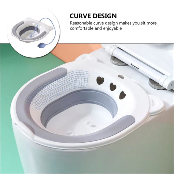 Vasche da bagno Donna Bidet Toilette Portatile Parti intime femminili Incinta Pieghevole Lavabo Lavabo Vasino Materno Bambino Toilette per adulti