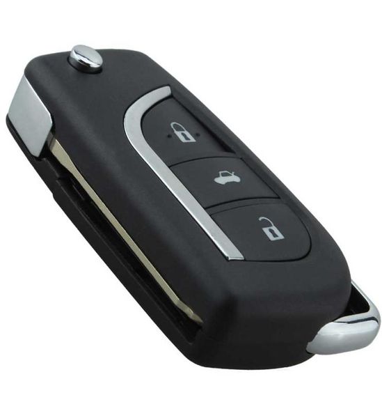 Автомобильный 4 кнопки, модифицированный сменный корпус, складной откидной чехол для дистанционного ключа, брелок для 3 кнопок, необрезанный TOY43/TOY48 Blade8229992