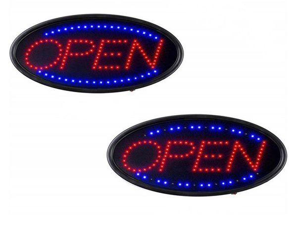 LED-Neonschild „Offen“ für Unternehmen, beleuchtetes Schild „Öffnet mit elektrischer Innenbeleuchtung“, Schild für Geschäfte, 19 x 10 Zoll, inklusive Unternehmen H5713378