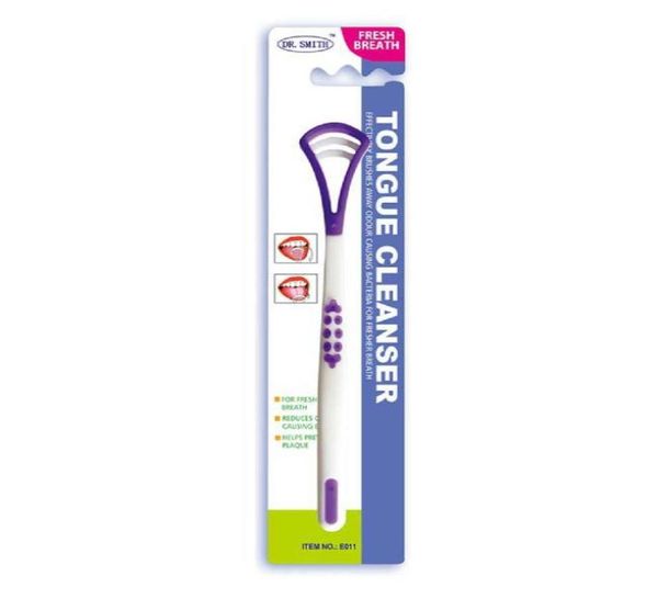 NEU 100 PCS Mundes Zahnpflege Zungenreiniger Pinsel -Schaber -Kit Weich sauber weg