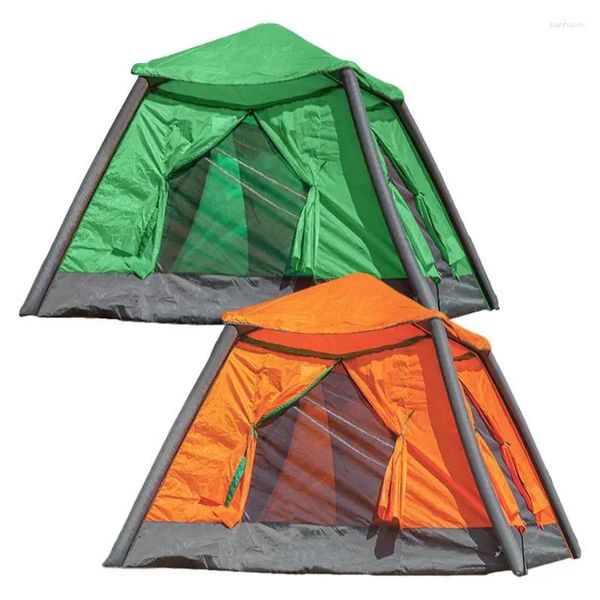 Zelte und Unterstände, großer Raum, 3–4 Personen, Outdoor-Camping, aufblasbares Zelt, sofortiges Öffnen, keine Notwendigkeit, wasserdicht zu bauen, Luftüberleben