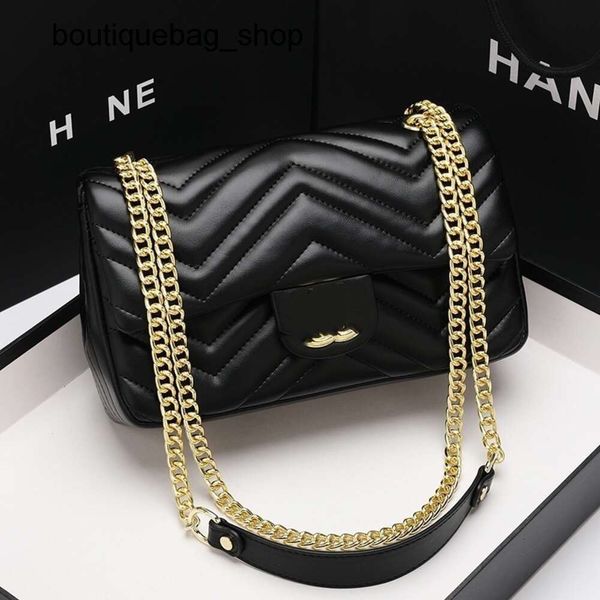 Frauen Mode-Tasche Handtasche echte Ledertasche für Frauen in neuen modischen kleinen duftenden Stil-Diamantnetzketten Schaf Womens Single Schulter Crossbody High-End