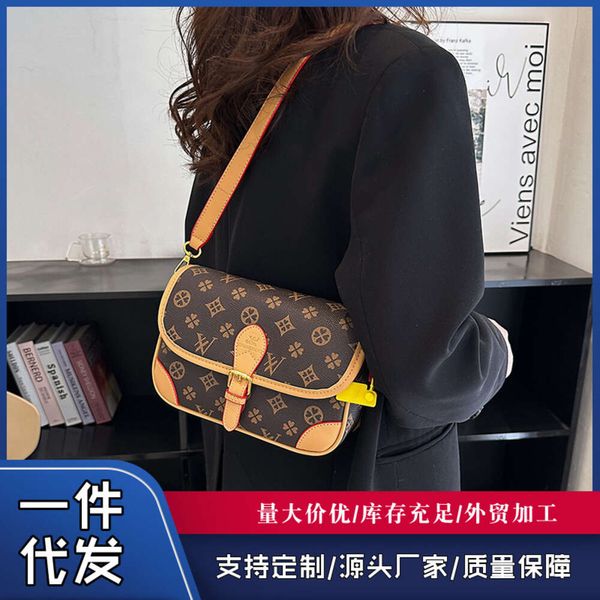 Borsa da esportazione di fabbrica Borsa urbana all'ingrosso Spalla alla moda 2024 Bagagli estivi da donna in stile tendenza sotto le ascelle