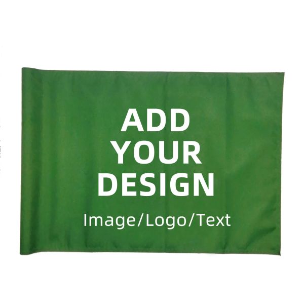 Zubehör Bagetu Custom Golf Flag Personalisierte Flagge für Golf Pin mit Kunststoffrohr oder Messingösen