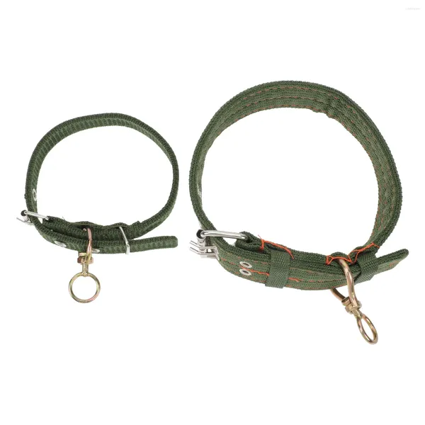 Hundehalsbänder, Kuhhalsband, Rindergurt: Schaf-Leinen-Halsband, Metallschnallenring für Nutztiere, Haustiere, 1 Stück, 48 cm, 64 cm