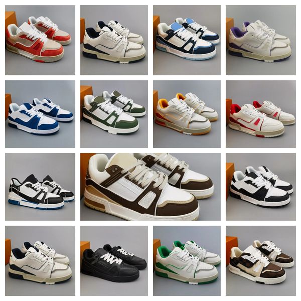 Scarpe classiche di design Scarpe casual Scarpe sportive Suola spessa Tripla nero bianco blu giallo Denim Solido traspirante Lettere dei cartoni animati Suola spessa Zoom esterno Sneaker 36-45