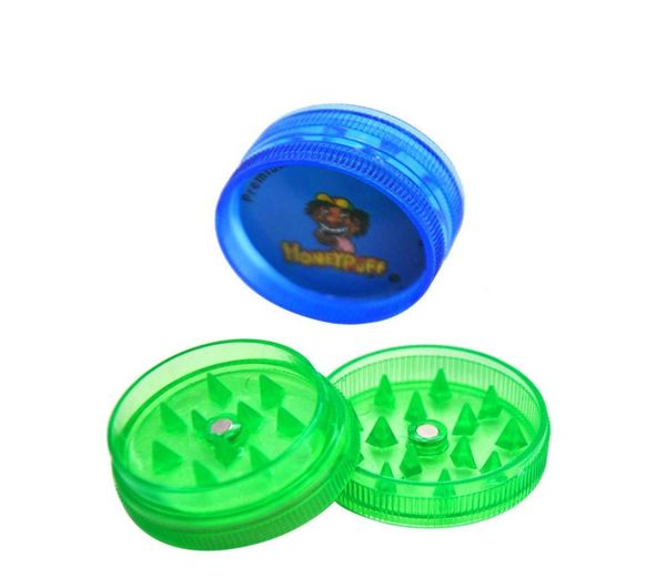 HONEYPUFF Magnetizza 2 Strati 30MM Mini Plastica Dura Fumare Tabacco Herb Grinder 48 Pzbox Muller Reggae Grinders Smoke Crusher Wh4935204