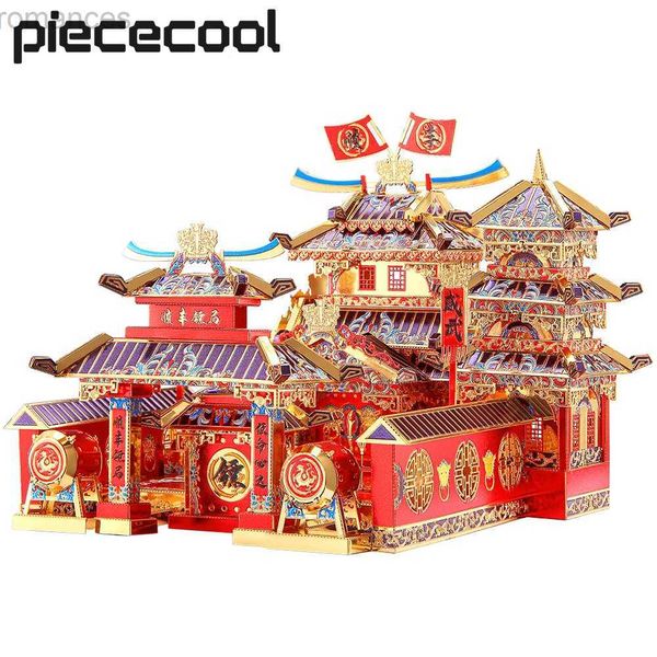 3D-Puzzles Piececool 3D-Metallpuzzle Shunfeng Escort Puzzle Spielzeug Modellbausatz für Erwachsene Teenager Geschenke 240314