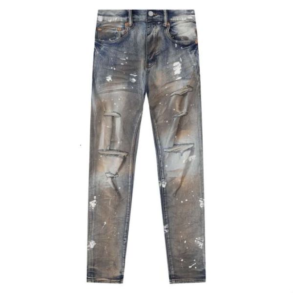 Brand Purple Trendy Assicked Jeans, Summer Cashy Chave