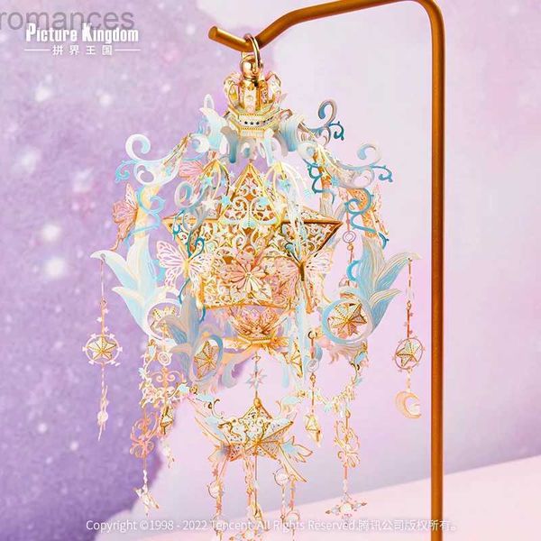 3D Puzzles Imagem Kingdom 3D Metal Nano Puzzle ing Star Model Kits DIY Laser Cut Montar Jigsaw Toys para adultos 240314