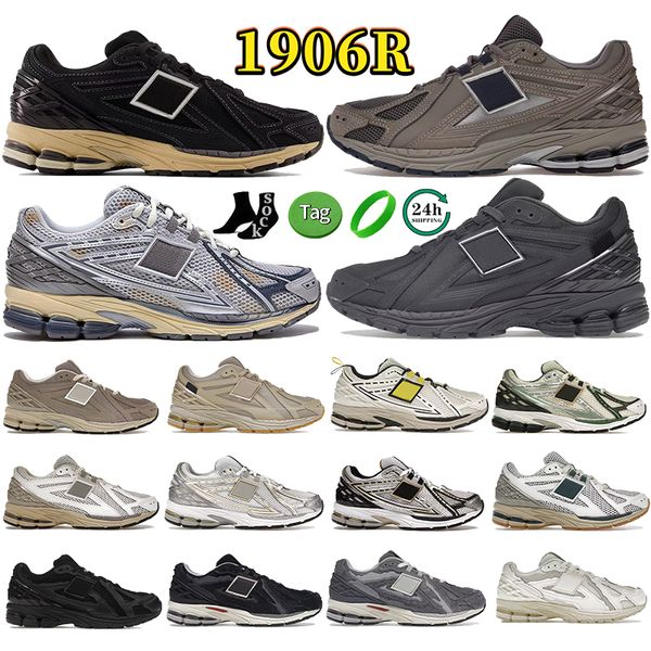 Designer 1906 Scarpe casual Uomo Donna 1906R Cordura Magnet Nero Talpa Argento metallizzato 1906D Nero Bianco Riflettente Pelle Sneaker Uomo 1906 Scarpe da ginnastica Scarpe da ginnastica