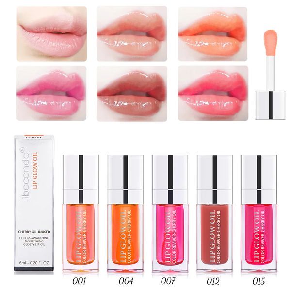 Hidratante Lip Oil Plumping Lip Tint Hidratante Lip Gloss Transparente Lip Balm Care Stick Nutritivo Reparação Não-pegajoso 240311