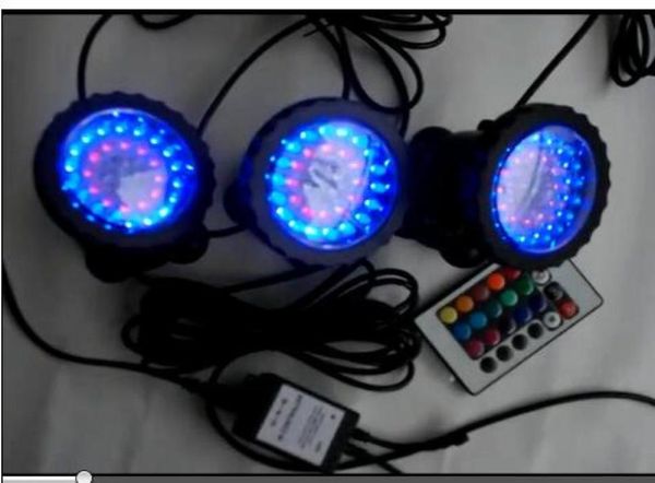 Led luz do aquário rgb holofotes submersíveis jardim lagoa piscina lâmpada subaquática do tanque de peixes ue reino unido eua au plug5866313