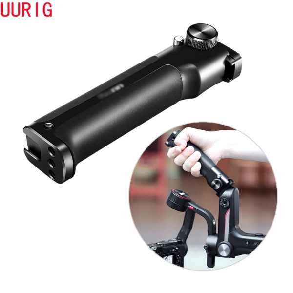 Monopods uurig dh14 alça de estabilizador de cardíaco punho de mão para zhiyun weebills haste de haste de extensão wither w/ fria calçada