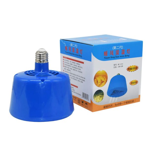 Accessori 1 pz Lampada riscaldante Animali da fattoria Luce calda per pollo Maialino Anatra Regolatore di temperatura Riscaldatore per incubatrice Strumenti agricoli 100300