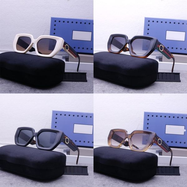 Óculos de sol de luxo lunette luxo designer óculos de sol designer mulher popular estilo frio óculos de alta qualidade praia simples hg121 F4