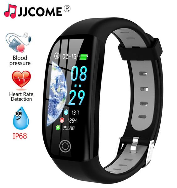 F21 Pulseira Inteligente GPS Fitness Activity Tracker 114quot Modo Esportivo À Prova D 'Água Relógio de Pressão Arterial Monitor de Sono Banda Inteligente Hea8485168