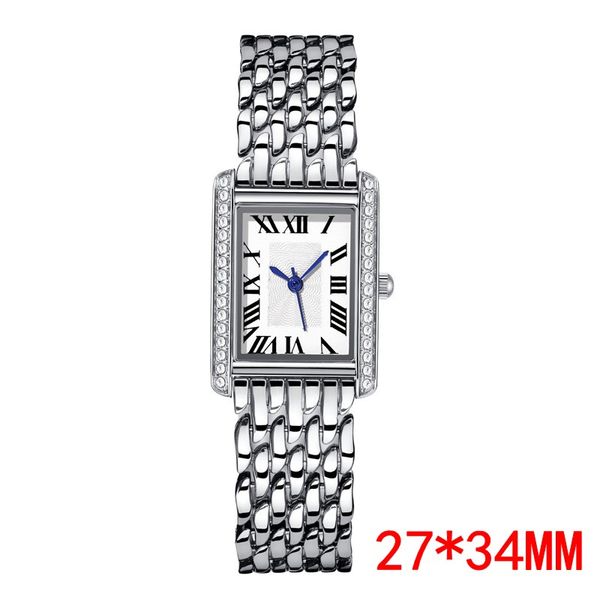 Orologi di design di alta qualità per donna uomo orologio da serbatoio in acciaio inossidabile 904l movimento al quarzo luminoso sportivo orologio moissanite coppie stile sb070 C4