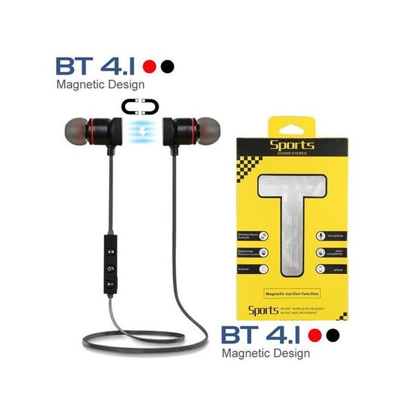 Fones de ouvido de telefone celular M5 M9 magnético sem fio Bluetooth estéreo esportivo fones de ouvido intra-auriculares com microfone para LG 7 Drop Delivery Ot9Mo