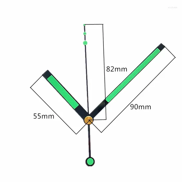 Relógios de parede Relógio Mãos Mecanismo de Quartzo Atacado DIY Máquinas e Agulhas Clockwork Mecanismos de Eixo Longo Decorações de Sala
