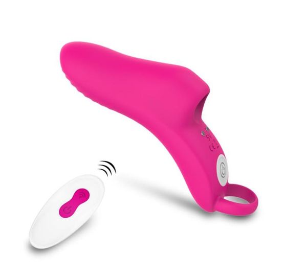 G Spot Finger Vibrator Беспроводной пульт дистанционного управления Бесшумные вибраторы для пар для интенсивного контроля стимуляции Водонепроницаемая игрушка 2106185871108