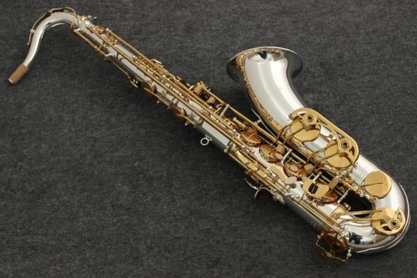 JapanT-W037 saxofone tenor de melhor qualidade b plano instrumento musical banhado a níquel saxofone tenor profissional frete grátis