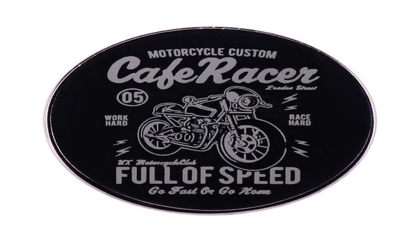 Cafe Racer Motorcycle Club Pin UK Motorcycleclub Brosche Born To Ride Live To Ride1397944