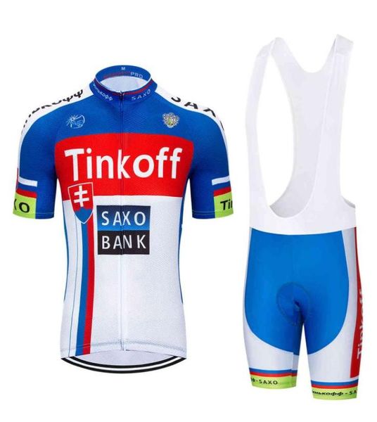 Men039s fatos de treino direto da fábrica Saxobank Tinkoff Bikes JerseysQuickDroog Ropa Ciclismo RoupasRespiração Esportes Pano9790390
