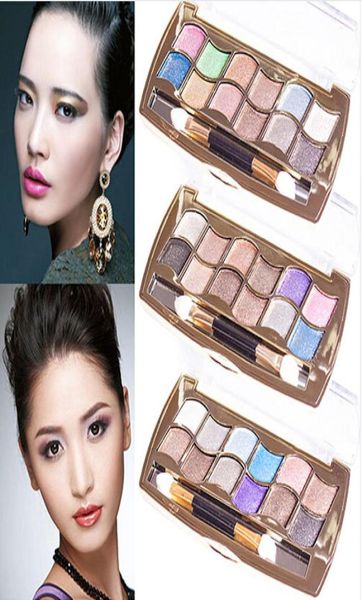 Nuovo arrivato 12 colori Diamond Bright Coloured Eye Shadow Palette Super Flash Glitter Makeup6199665