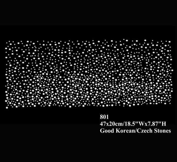 30 pz/lotto Tightknit Starry Sky Hotfix Reno Iron On Motif patch Design8525254