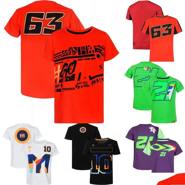 Vestuário de motocicleta 2023 Moto Team Mens T-shirt Downhill Jersey Off-Road Ciclismo Secagem Rápida Camisetas Motocross Sportwear Racing Drop Otgka