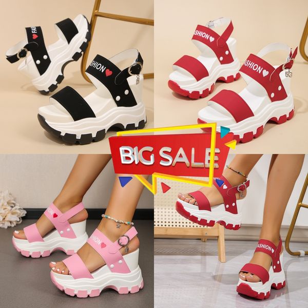 2024 Top-Qualität-Designer-Slipper Damen Sommer Sandalen Plattform Sandale Plattform Sliders Schuhe GAI niedriger Preisgröße 35-43