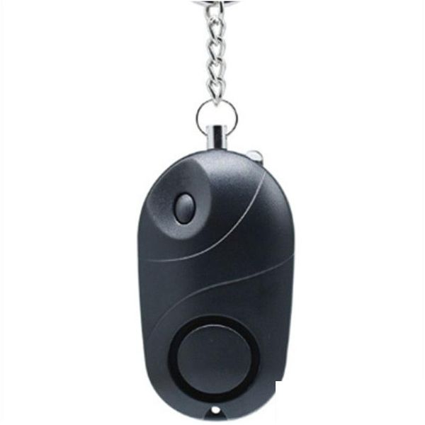 Alarm Sistemleri Çocuklar için Kişisel Kız Kadın Yaşlı Erkek Güvenlik Koru Uyarısı Güvenlik Scream Loud Keychain 130dB Yumurta Led Anti-Lost Alar Otbq8