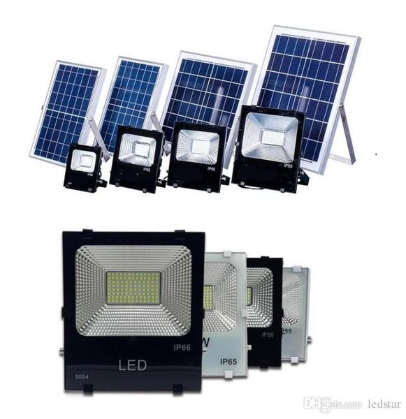 40W 60W 100W Güneşçi Outdoor LED Taşkın Işıkları Su Geçirmez IP67 Aydınlatma Taşkın Işığı Şarj Edilebilir Pil Paneli Power3232640