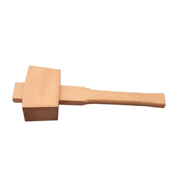 Martelo 250mm faia sólida carpinteiro martelo de madeira malho lidar com carpintaria ferramenta fácil de usar para instalar objetos