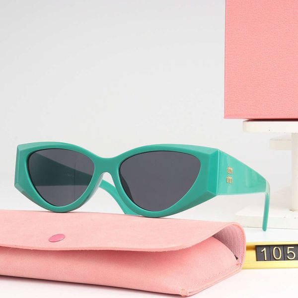 Sonnenbrille für Damen, Designer, Herren, 23miu Homes, neue Cat-Eye-Y2K-High-Definition-Mode-Sonnenbrille, Stil für jeden Tag, vielseitig, mit Box