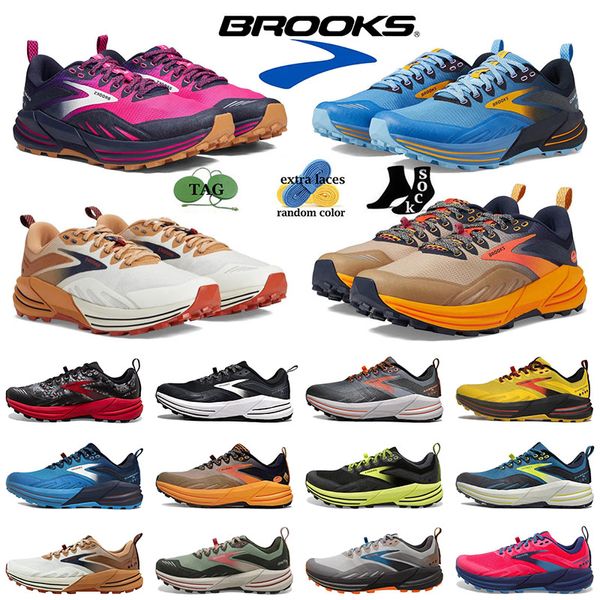 Sports Brooks Laufschuhe Damen Outdoor Launch 9 Hyperion Tempo Brook Cascadia 16 Designerschuhe Triple Schwarz Weiß Rosa Blau Herren Herren Trainer Turnschuhe DHgate