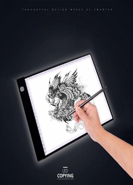 A4 LED Caixa de Luz Tracer Digital Tablet Gadget Tablets Gráficos Escrita Pintura Desenho Ultrafino Rastreamento Cópia Pad Board Artcraft 8474418