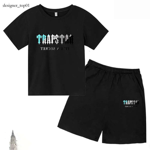 marca TRAPSTAR magliette firmate 2024 Estate trapstar maglietta bambini ragazzi pantaloncini da spiaggia imposta tuta trapstar streetwear tuta uomo donna abbigliamento abbigliamento sportivo