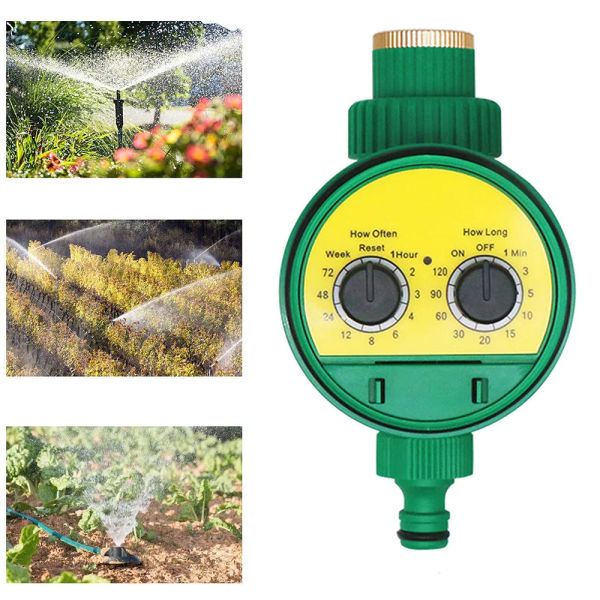 Temporizadores com código de discagem dupla, válvula do motor, temporizador de água, sistema de rega automática de jardim, sistema de irrigação por gotejamento, controlador de temporizador