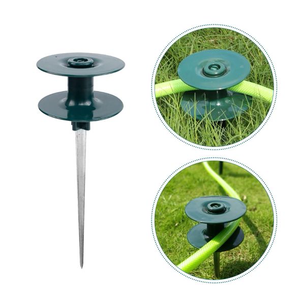 Bobine Guida universale per tubo da giardino Spike Resistente Stabile Agricoltura Serre durevoli Casa Facile installazione All'aperto In lega di zinco