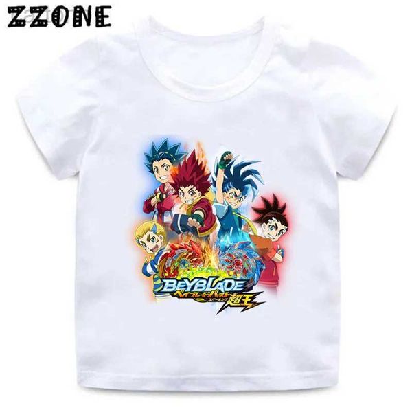 Camisetas Anime Beyblade Burst Evolution Print Camisetas para crianças Meninas Roupas Bebê Meninos Camiseta Verão Manga Curta Crianças Topsooo5470 ldd240314