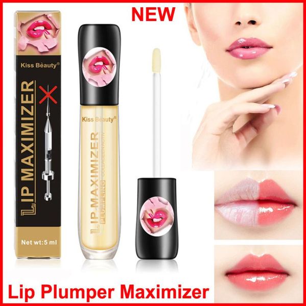 Sexy Lip Plumper Gloss Enhancer Lippen Maximizer Plumping Care Serum Flüssige Lipgloss-Maske Feuchtigkeitsspendend Erhöhen Sie die Lippen Prall Make-up k9575608