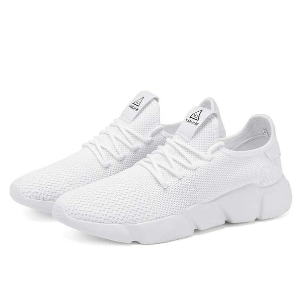 Top Designer-Schuhe, Freizeitschuhe, Sneakers, Arbeitsschuhe, Kung-Fu-Schuhe, Mesh-Gesicht, Mesh-Auge, atmungsaktiv, Belüftung, rutschfest, bequem, weiche weiche Sohle, weiß