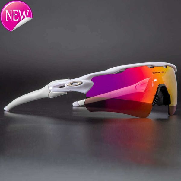 2024 Occhiali da sole Oakleies Designer Oakly Okley Occhiali da ciclismo Sport all'aria aperta Pesca polarizzati antivento e resistenti alla sabbia 9208