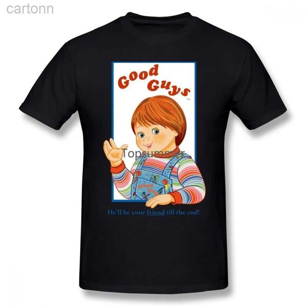 T-Shirts Chucky T-Shirt Kind S Good Guys Chucky T-Shirt Kurzarm Herren T-Shirt Übergroßes Streetwear Bedrucktes Baumwoll-T-Shirt Sbz8072 ldd240314